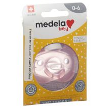 medela Baby Nuggi Soft Silicone 0-6 Rosa