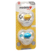 medela Baby Nuggi Original 0-6 Gelb Blau