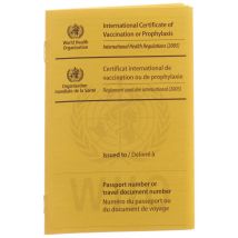 WHO Impfausweis international gelb