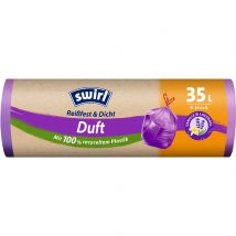 Swirl Duft-Müllbeutel 35l Lavendel-Vanille mit Zugband