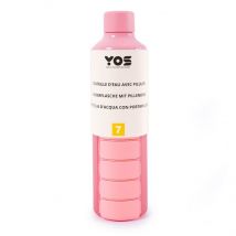 YOS Bottle semainier 375ml avec 7 cases rose