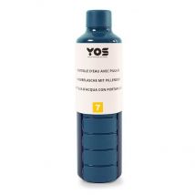 YOS Bottle semainier 375ml avec 7 cases bleu