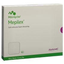 Mepilex Schaumverband Safetac 10x12cm Silikon