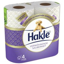 Hakle Toilettenpapier verwöhnende Sauberkeit 4-lagig 140 Blatt mit Air-Pocket Struktur