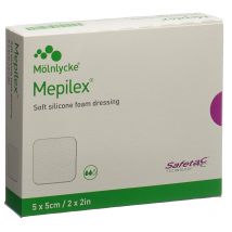 Mepilex Schaumverband Safetac 5x5cm Silikon