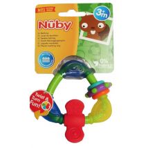 Nûby Soft-Hard Triangel Beissring mit beweglichen Elementen
