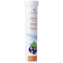 LIVSANE Magnesium Schwarzer Johannisbeeren Geschmack