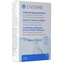 LIVSANE Comprimés nettoyants pour prothèses dentaires dentaire