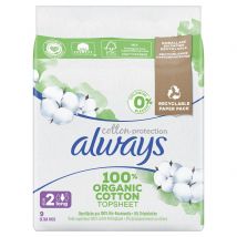 always Ultra Binde Cotton Protection Long mit Flügeln Magic Paper