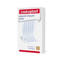 Leukoplast wound closure strip 3x75mm blanc