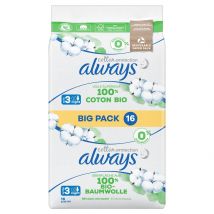 always Ultra Binde Cotton Protection Night mit Flügeln BigPack