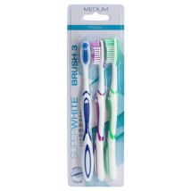 SUPERWHITE Zahnbürste Brush 3 mittel