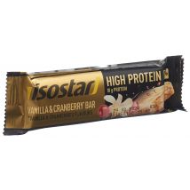 isostar High Protein Riegel Vanilla & Cranberry