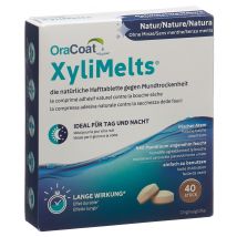 XyliMelts pastilles adhérentes pour la bouche sèche natures sans menthe