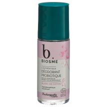 BIOSME PARIS Deodorant probiotisch Roll-on Blanc de coton Nachfüllbar