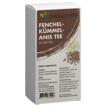 Drogovita Fenchel-Kümmel-Anis Tee