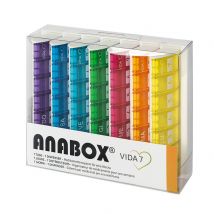 Anabox Medidispenser 7 Tage Vida 7 7 Fächer/Tag deutsch/französisch/italienisch