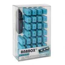 Anabox Medidispenser 31 Tage Mini Plus helltürkis 3 Fächer/Tag