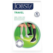 Jobst Travel Socks Kniestrumpf 15-20mmHg 1 geschlossene Zehe navy