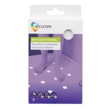 secucare autocollants antidérapants Ø3.5cm semi-transparents points