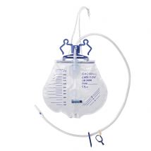 GHC Urindrainagesystem CAREFLOW 2l 90cm geschlossen mit Ablass und Rücklaufventil