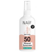 Naïf Baby & Kids Mineral Sun Spray ohne Parfum SPF50