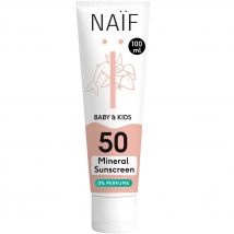 Naïf Baby & Kids Suncream ohne Parfum SPF50