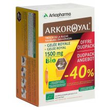 ARKOROYAL Gelée Royale 1500 mg Bio Duo