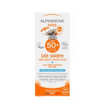 ALPHANOVA bébé BB Sonnenmilch Bio SPF50+