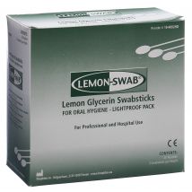 LEMON-SWAB Glycerin Wattestäbchen Zitronen Geschmack