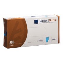 ABENA Classic Nitrilhandschuhe XL 240mm puderfrei unsteril blau