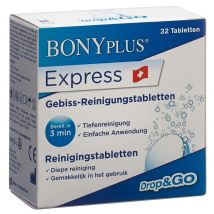 Bony Plus EXPRESS Reinigungs-Brausetabletten für Gebiss und Zahnspangen