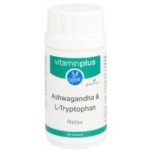 vitaminplus Ashwagandha & L-Tryptophan Kapsel