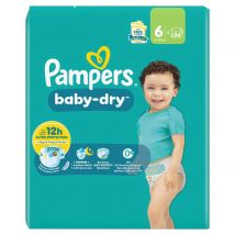 Pampers Baby-Dry Baby Dry Gr6 13-18kg Large pack économique