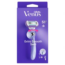 Gillette Venus Extra Smooth Swirl Rasierapparat mit 1 Klinge + Duschhänger