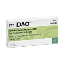 milDAO Tablette bei Histaminintoleranz