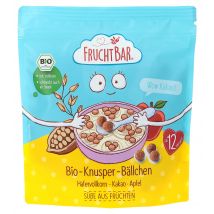 FRUCHTBAR boules croustillantes bio wow kakao avoine complète cacao raisin pomme