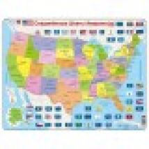 Frame Jigsaw Puzzle - Map of the United States (in Russian)