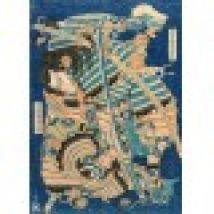Hokusai - Kamakura no Gengoro Seizing Torinoumi Tasaburo