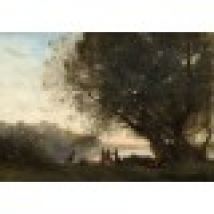 Jean-Baptiste-Camille Corot: Dance under the Trees at the Edge of the Lake, 1865-1870