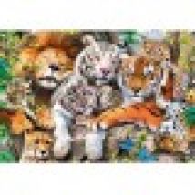 Wooden Jigsaw Puzzle - Wild Cats in the Jungle