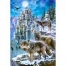 Jigsaw Puzzle - 1500 Pieces : Wolves in Front of the Castle