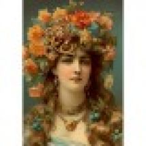 Girl with Flower Crown