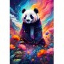 Colourful Panda