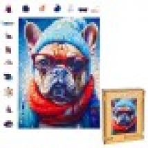 Wooden Puzzle - Gustav Grumpy Bulldog