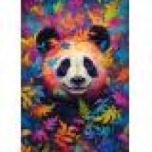 Panda Bear in the Rainbow Forest