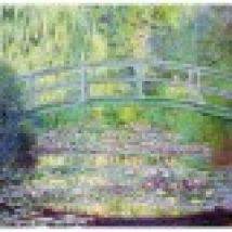 Hand-cut Wooden Puzzle - Le Pont Japonnais, Claude Monet
