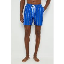 Mens Cobalt Sport Stripe Swim Shorts