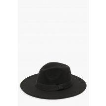Chapeau D'Hiver Feutré - Noir - One Size, Noir