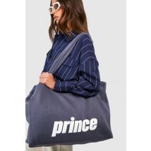 Tote Bag Oversize À Imprimé Prince - Bleu Foncè - One Size, Bleu Foncè